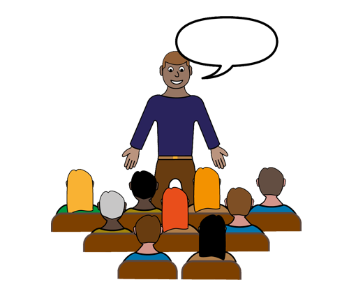 group talking symbol